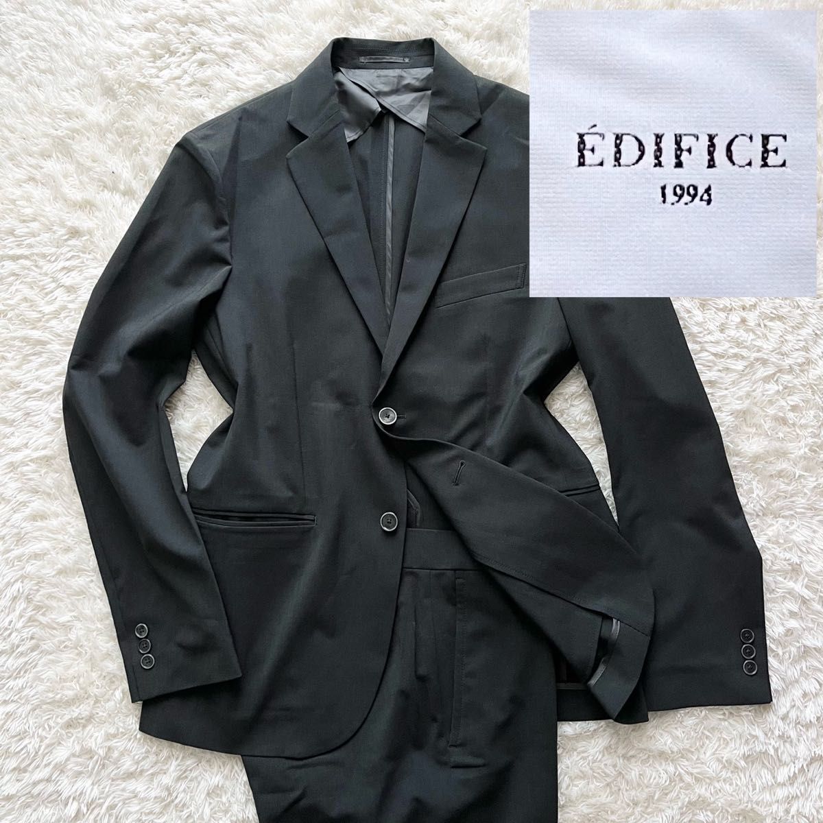 未使用】 EDIFICE エディフィス スーツ セットアップ ストレッチ 未使用】 EDIFICE エディフィス スーツ セットアップ ストレッチ