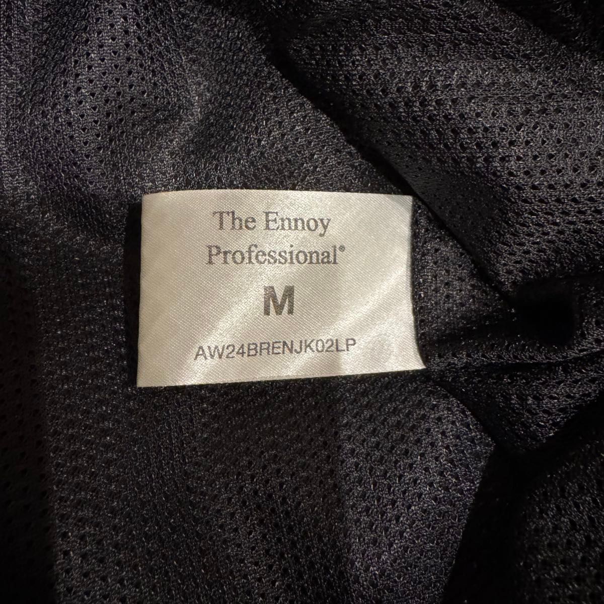 ENNOY Professional CPN Jacket Set Up ブラック Mサイズ ENNOY Professional CPN Jacket Set Up ブラック Mサイズ