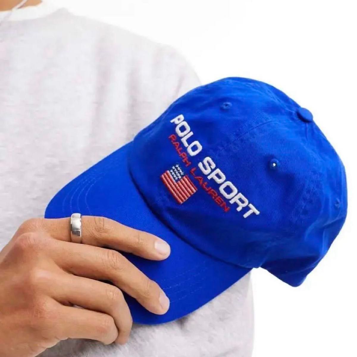 タグ付き新品 完売品 UA限定 POLO SPORT 復刻 CAP(ロイヤル タグ付き新品 完売品 UA限定 POLO SPORT 復刻 CAP(ロイヤル