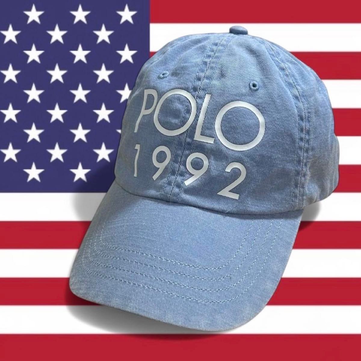 完売品 POLO 1992 6 PANEL キャップ (ブルー)|Yahoo!フリマ 完売品 POLO 1992 6 PANEL キャップ (ブルー)|Yahoo!フリマ