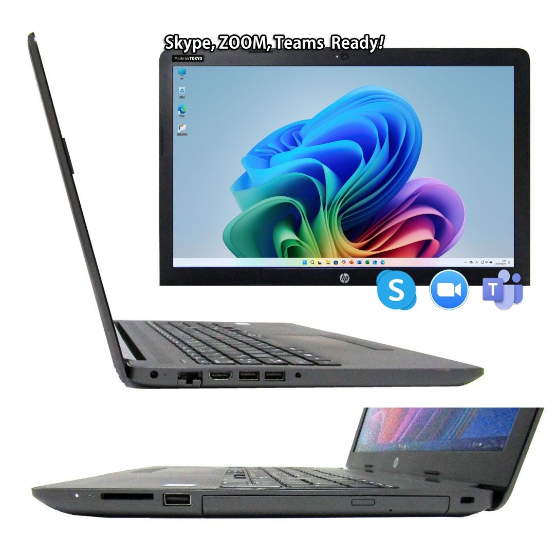 HP 250 G7 第8世代i5 8GB/新品SSD1TB/DVD/Microsoftオフィス HP 250 G7 第8世代i5 8GB/新品SSD1TB/DVD/Microsoftオフィス
