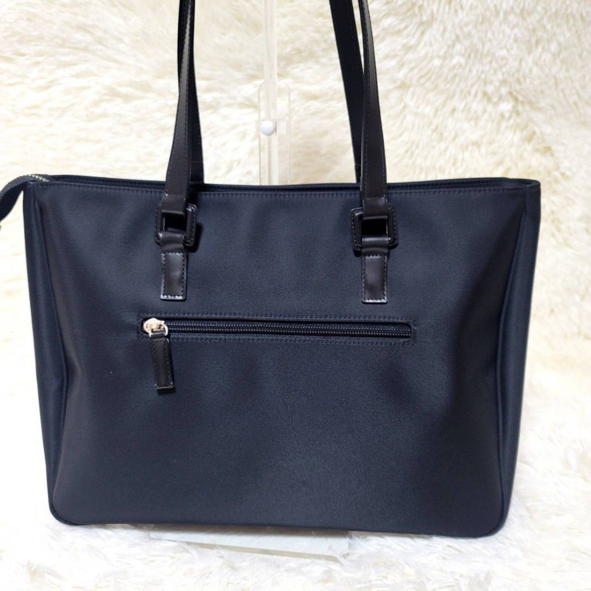 極美品】アニエスベー トートバッグ ナイロン レザー 肩掛け A4 極美品】アニエスベー トートバッグ ナイロン レザー 肩掛け A4