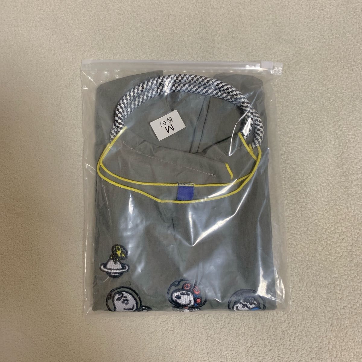Ball&Chain スヌーピー×地球 Mサイズ グレー エコバッグ 軽量 Ball&Chain スヌーピー×地球 Mサイズ グレー エコバッグ 軽量