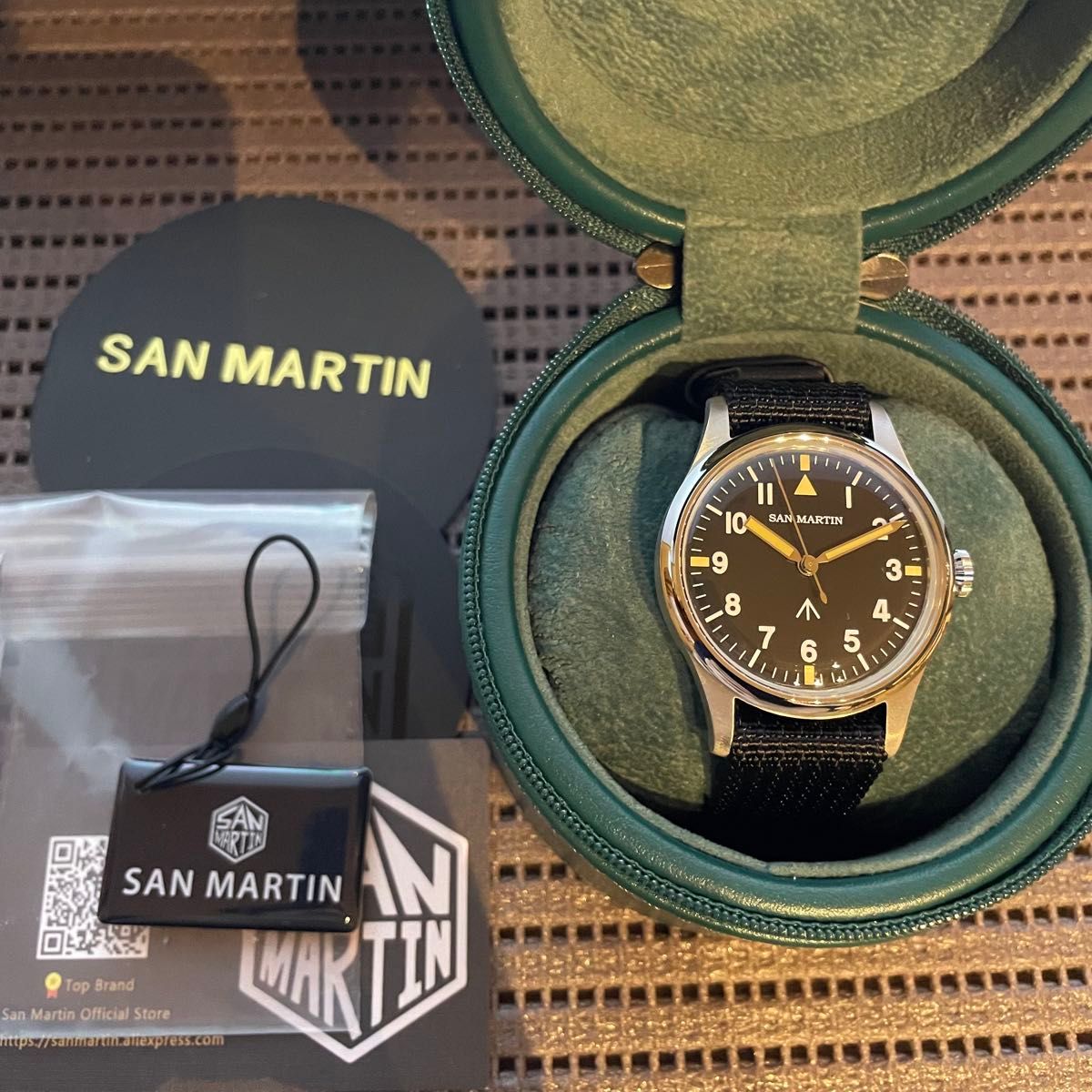 SAN MARTIN MARK11オマージュ ミリタリーウォッチ ブロード SAN MARTIN MARK11オマージュ ミリタリーウォッチ ブロード