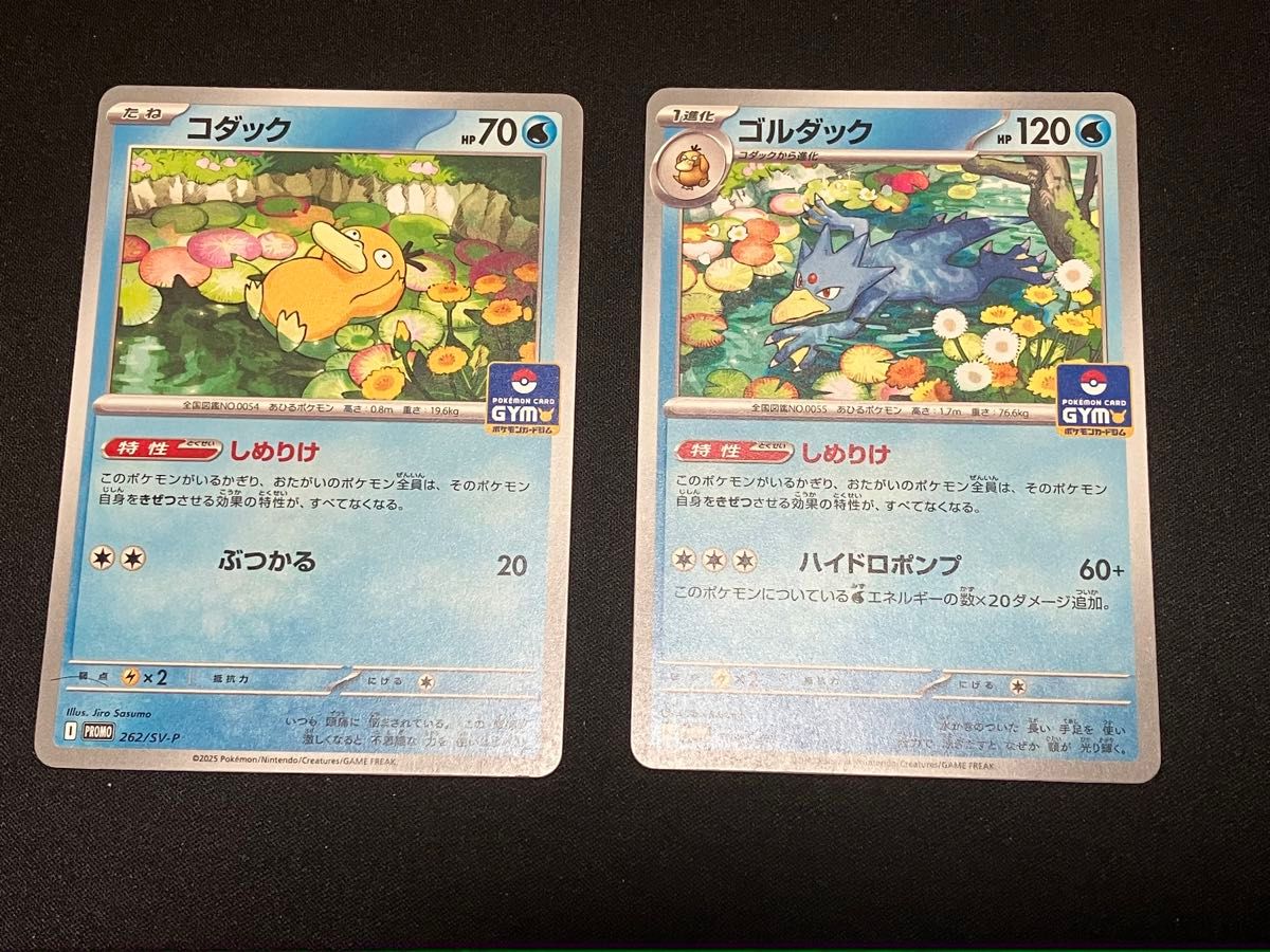 コダック ゴルダック しめりけ ポケカ プロモ ジムバトル コダック ゴルダック しめりけ ポケカ プロモ ジムバトル