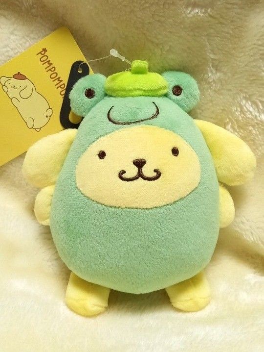 新品 ポムポムプリン マスコットチャーム マスコットホルダー 新品 ポムポムプリン マスコットチャーム マスコットホルダー
