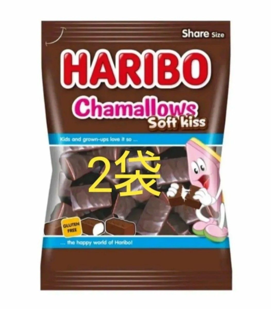 HARIBO ハリボー チョコマシュマロ チャマローズ 200g 大容量 HARIBO ハリボー チョコマシュマロ チャマローズ 200g 大容量
