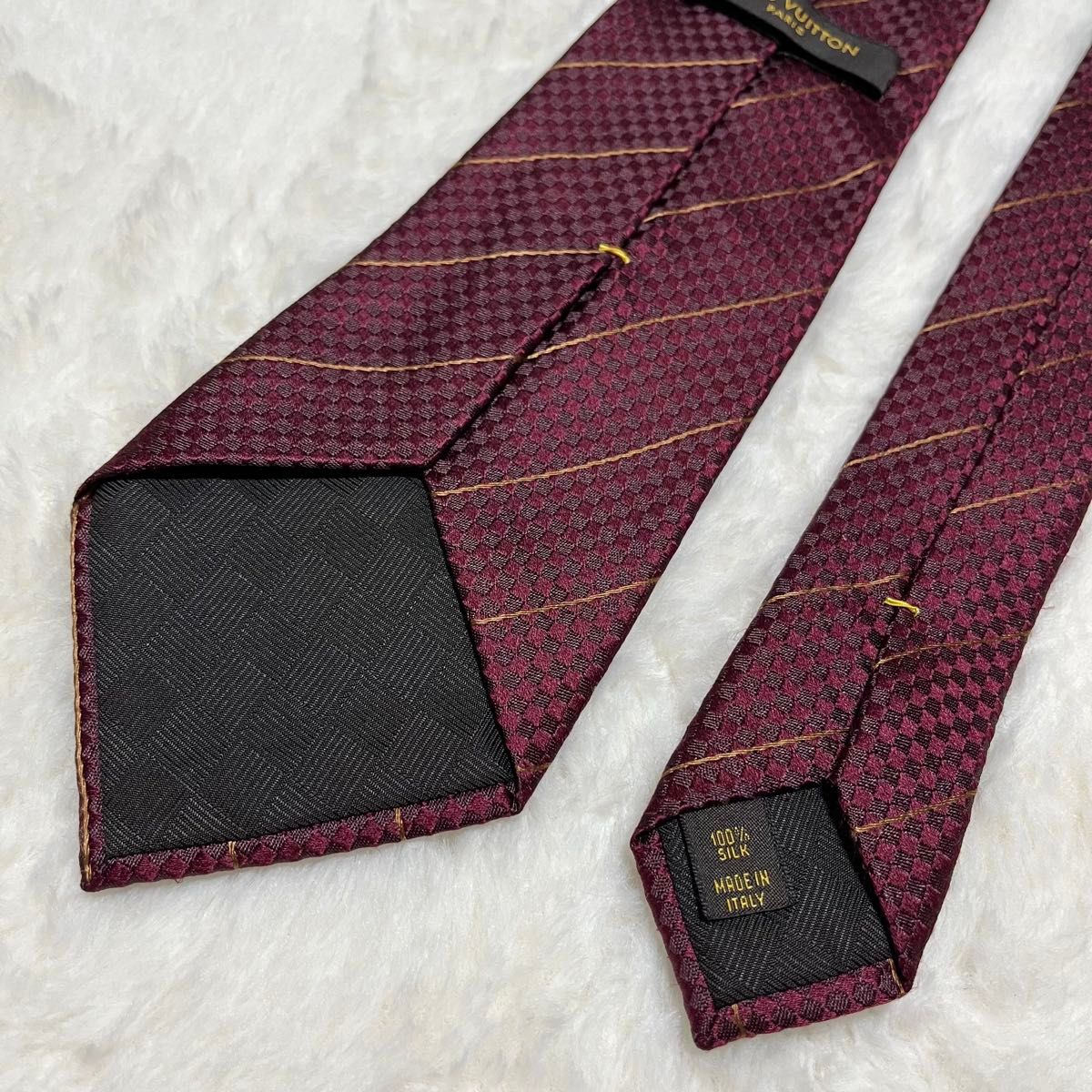 極美品 LOUIS VUITTON ネクタイ マイクロダミエ LVロゴ|Yahoo 極美品 LOUIS VUITTON ネクタイ マイクロダミエ LVロゴ|Yahoo