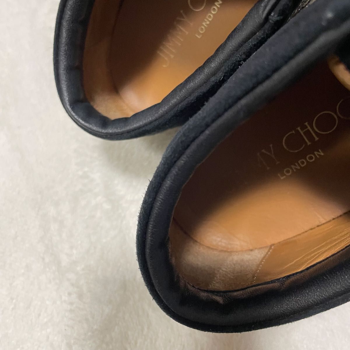 JIMMY CHOO ジミーチュー スニーカー 黒 白 スエード 星 JIMMY CHOO ジミーチュー スニーカー 黒 白 スエード 星