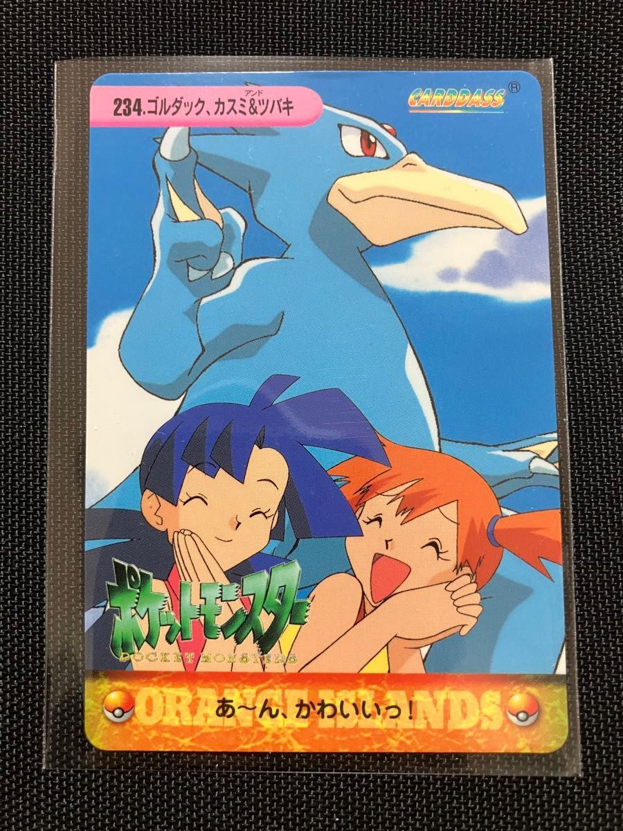 ポケットモンスター アニメコレクション カスミ&ツバキ 1999年製 ポケットモンスター アニメコレクション カスミ&ツバキ 1999年製