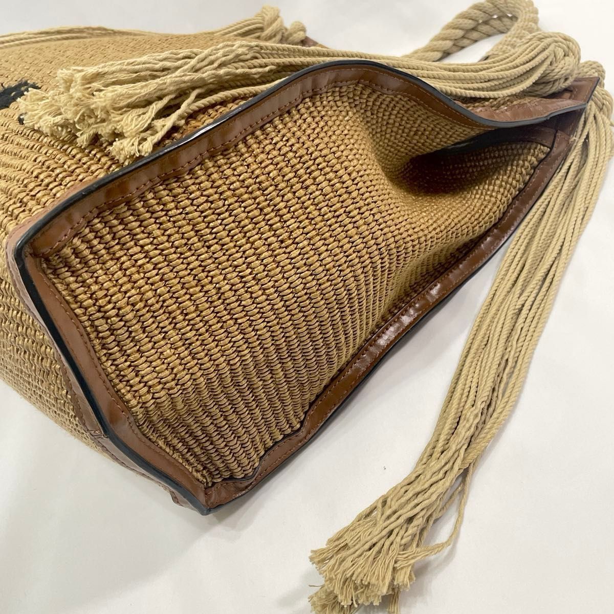 極美品】MARNI マルニ ロープハンドル ラフィア サマーバッグ 極美品】MARNI マルニ ロープハンドル ラフィア サマーバッグ