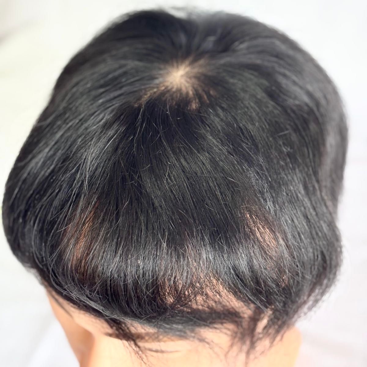 14×22サイズ】メンズ ウィッグ 男性用 かつら 100%人毛 黑色 14×22サイズ】メンズ ウィッグ 男性用 かつら 100%人毛 黑色