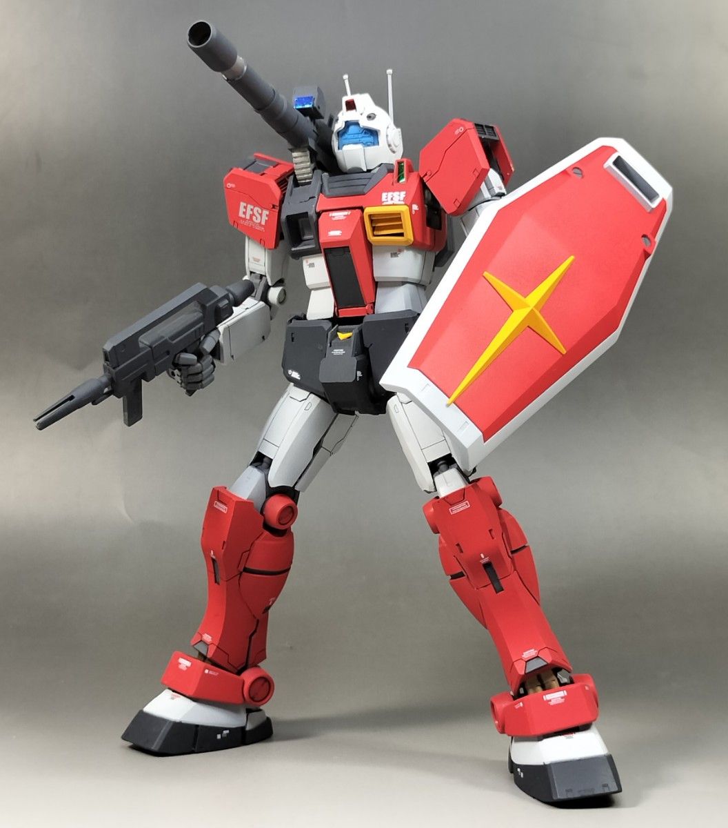 1/100 MGジム・キャノン 空間突撃仕様 改造 改修 完成品 MGジム 1/100 MGジム・キャノン 空間突撃仕様 改造 改修 完成品 MGジム