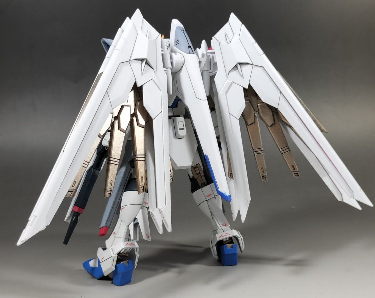 HG 1/144 マイティーストライクフリーダムガンダム 改修 全塗装 HG 1/144 マイティーストライクフリーダムガンダム 改修 全塗装