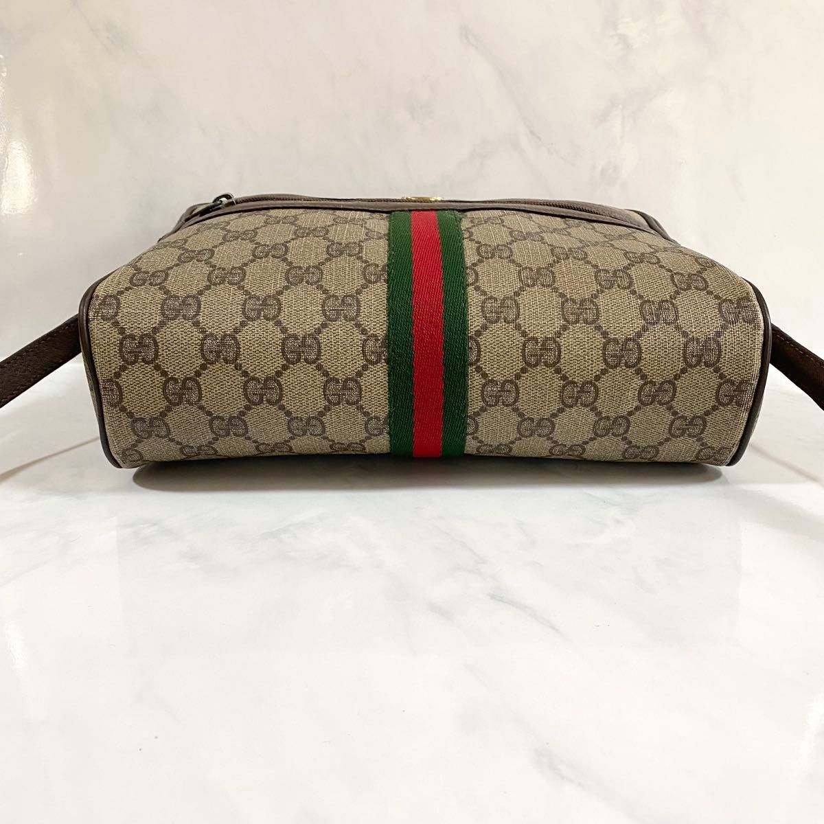 GUCCI オールドグッチ ショルダーバッグ シェリーライン レザー GUCCI オールドグッチ ショルダーバッグ シェリーライン レザー