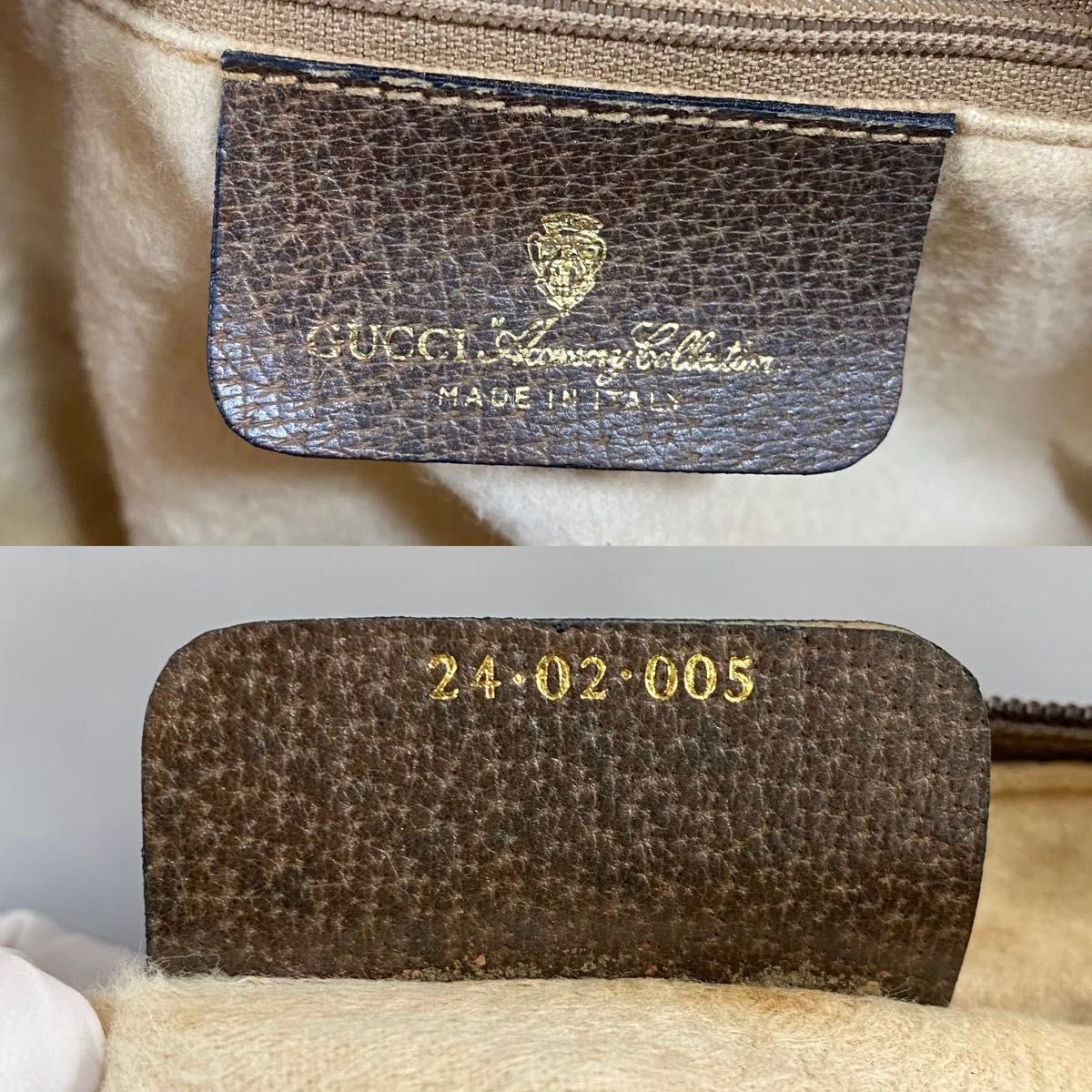 GUCCI オールドグッチ ショルダーバッグ シェリーライン レザー GUCCI オールドグッチ ショルダーバッグ シェリーライン レザー