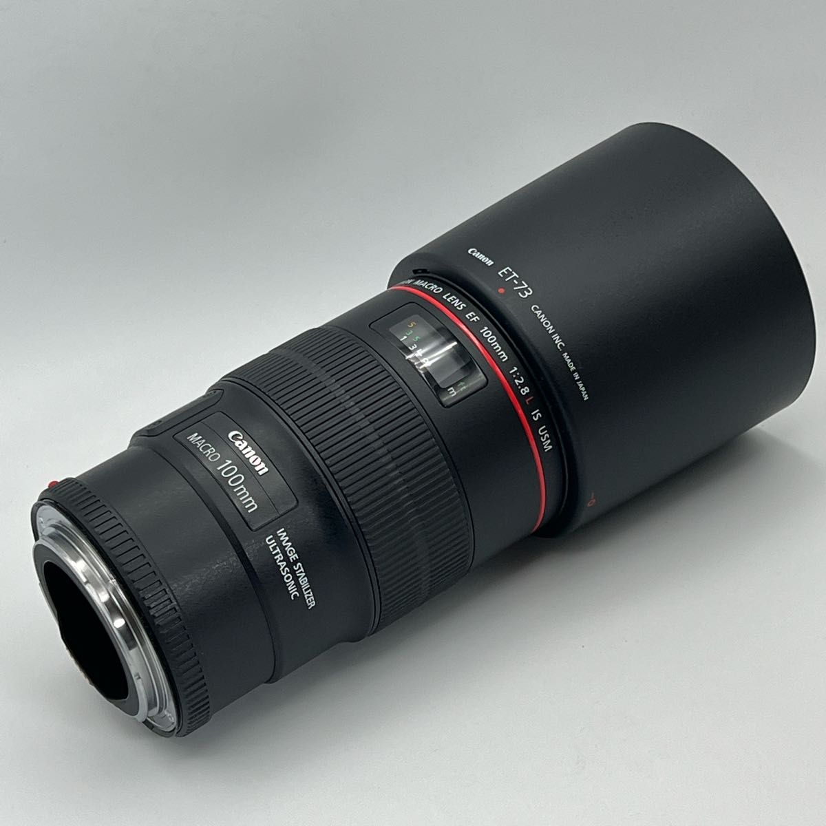 Canon EF 100mm F2 8 L IS USM マクロレンズ ET-73付き キャノン Canon EF 100mm F2 8 L IS USM マクロレンズ ET-73付き キャノン