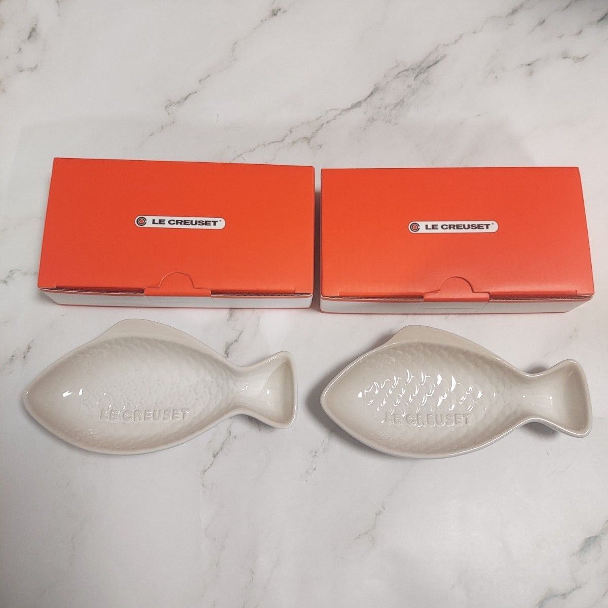 ル・クルーゼ フィッシュディッシュ S L 魚 メレンゲ