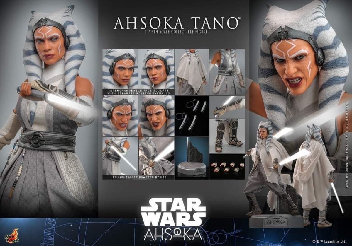 ホットトイズ TMS118 スター・ウォーズ アソーカ1/6フィギュア ホットトイズ TMS118 スター・ウォーズ アソーカ1/6フィギュア