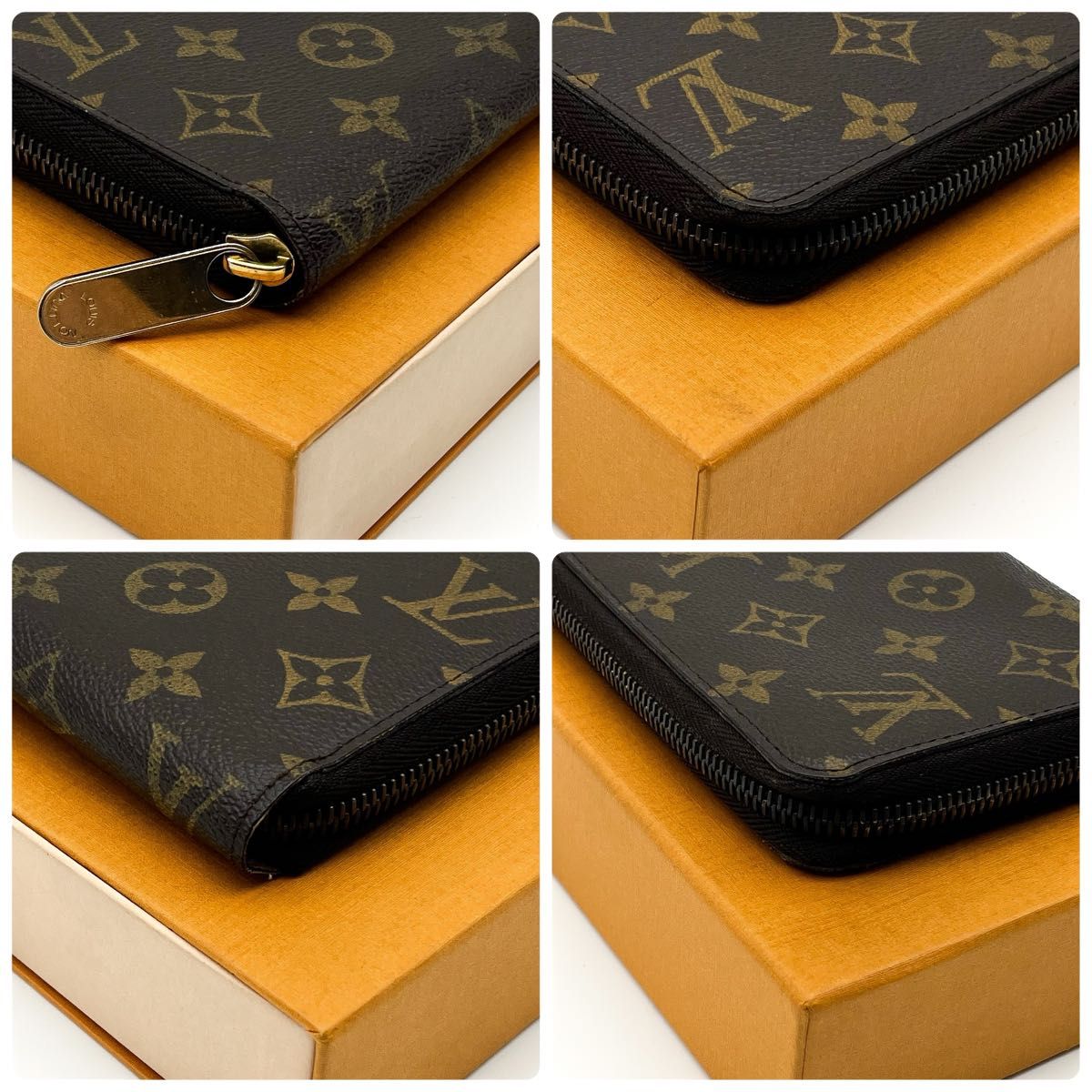 LOUIS VUITTON極美品モノグラムジッピーウォレットラウンド LOUIS VUITTON極美品モノグラムジッピーウォレットラウンド