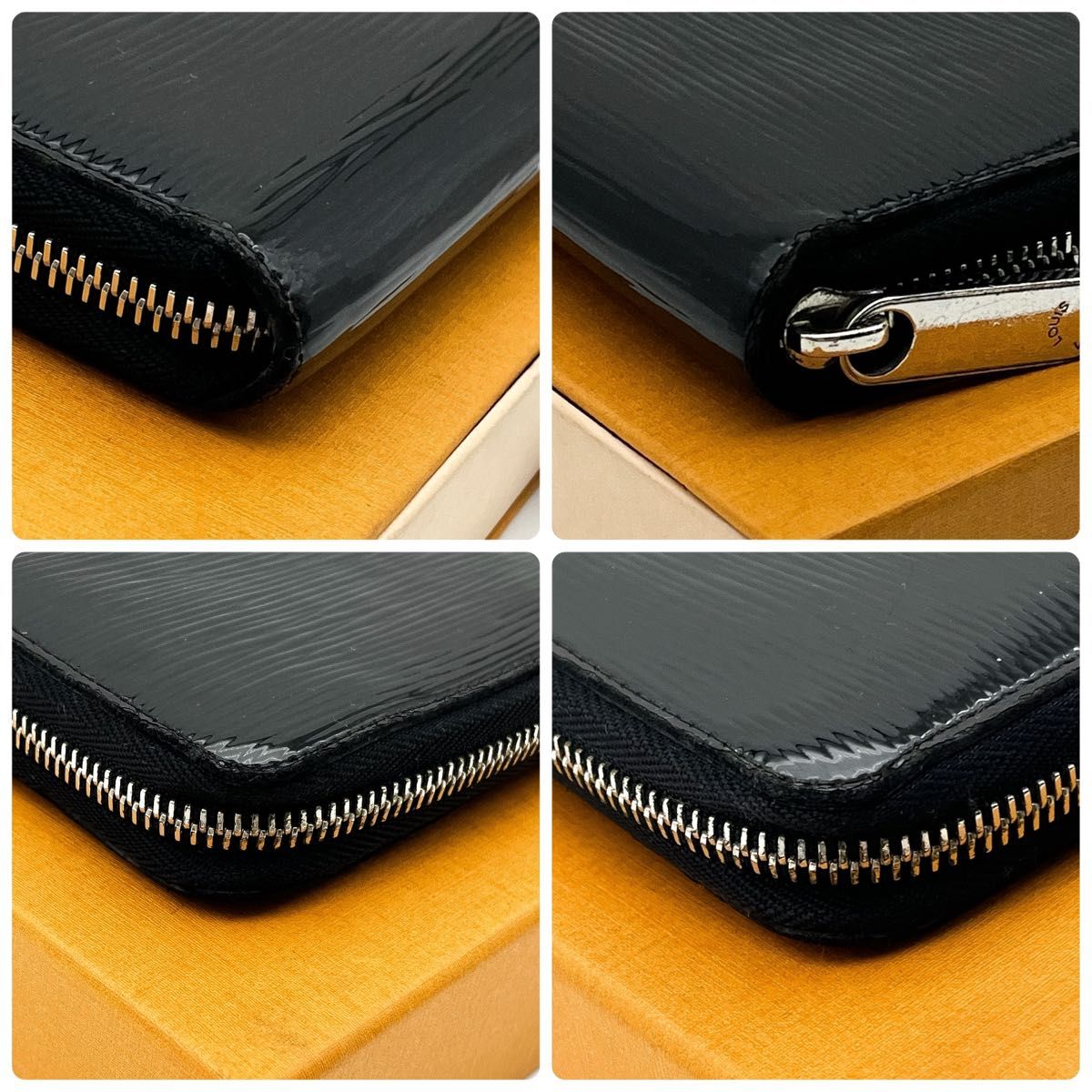 LOUISVUITTON最高級美品エピエレクトリックノワールジッピー LOUISVUITTON最高級美品エピエレクトリックノワールジッピー