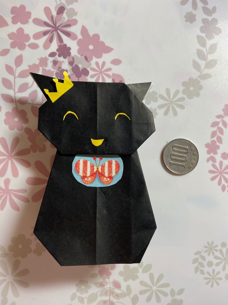 Paypayフリマ 折り紙黒猫 ねこちゃん 可愛いにゃんこ おもちゃ 部屋飾り お店飾り 御守り ネコ ハンドメイド デザイン 幸運ニコニコ Paypayフリマ 折り紙黒猫 ねこちゃん 可愛いにゃんこ おもちゃ 部屋飾り お店飾り 御守り ネコ ハンドメイド デザイン 幸運ニコニコ