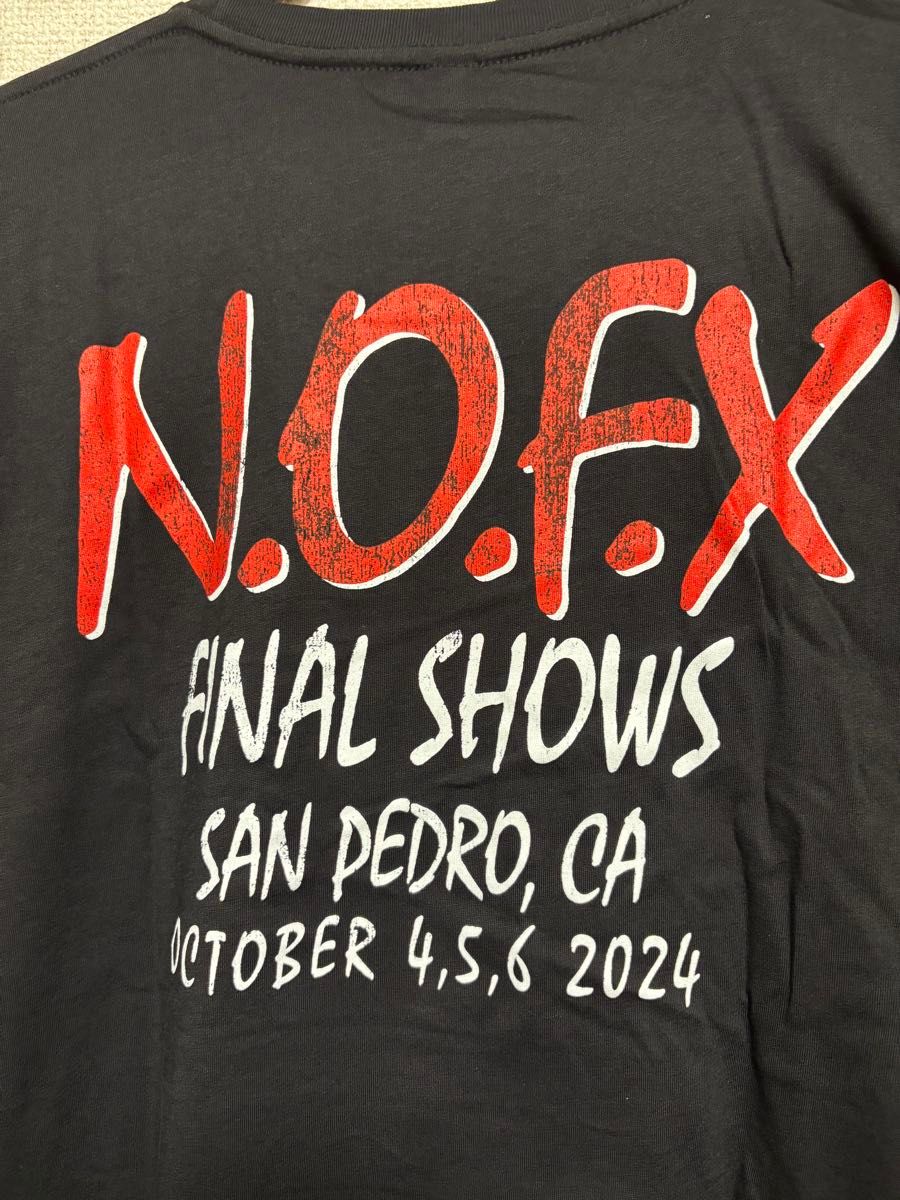 新品 NOFX ファイナルツアーTシャツ XLサイズ ノーエフエックス 新品 NOFX ファイナルツアーTシャツ XLサイズ ノーエフエックス
