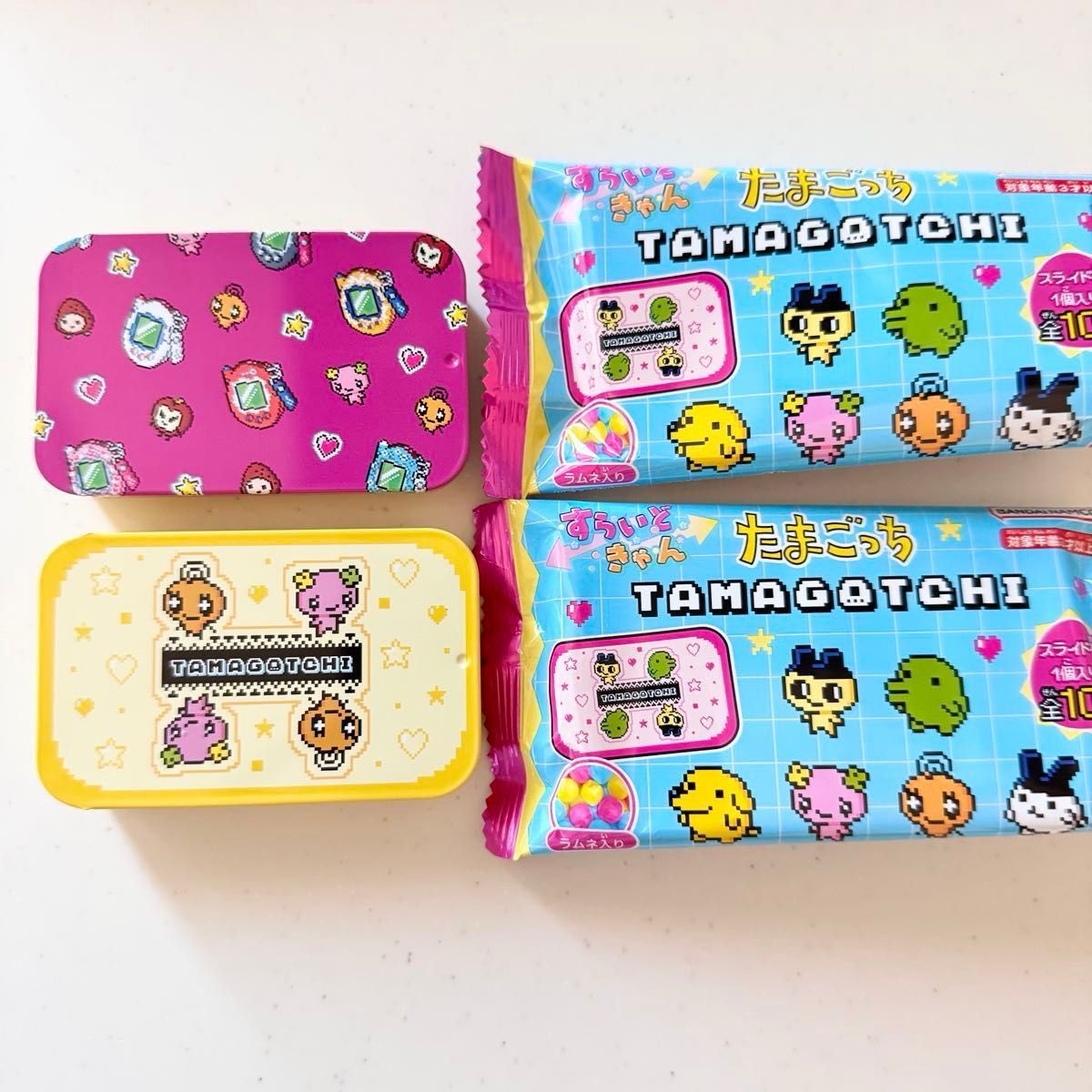 すらいどきゃん たまごっち 2つセット ふらわっち めめっち すらいどきゃん たまごっち 2つセット ふらわっち めめっち