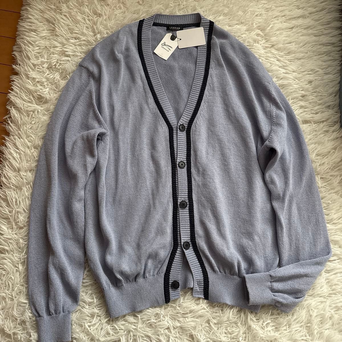 新品未使用タグ付き DENHAM デンハム WASHI CARDIGAN 新品未使用タグ付き DENHAM デンハム WASHI CARDIGAN