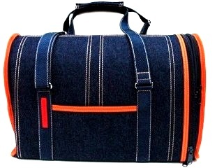 新品☆BIRDIE(バーディ)☆高品質で可愛い デニム キャリーバッグ☆犬