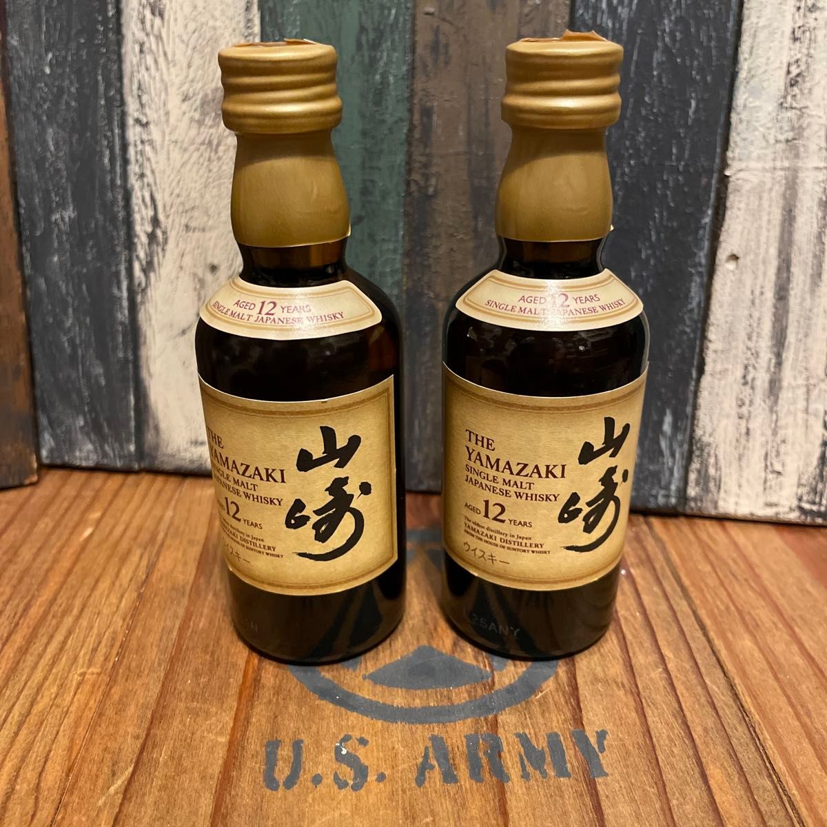新品・未開封サントリー ウイスキー 山﨑12年 50ml×2本 ミニ 新品・未開封サントリー ウイスキー 山﨑12年 50ml×2本 ミニ