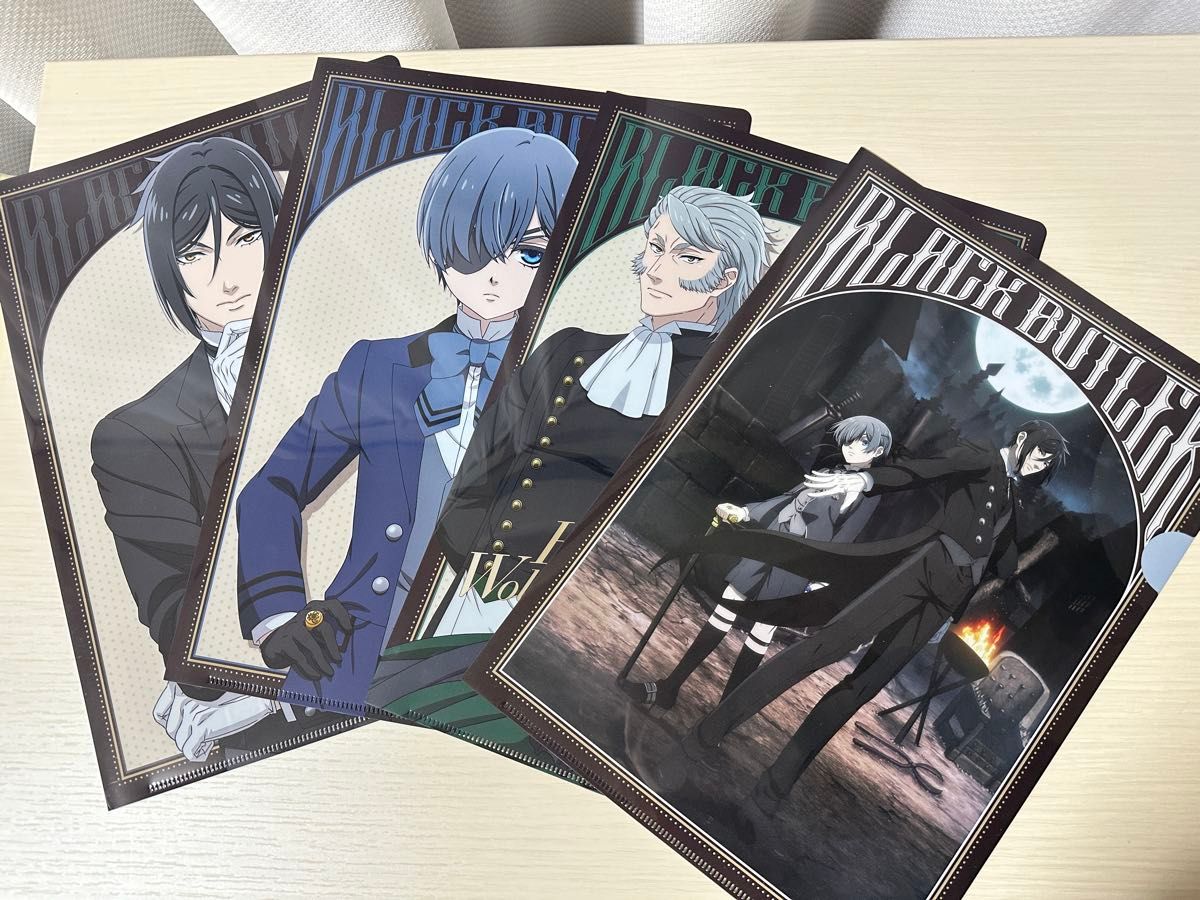 黒執事 -緑の魔女編 クリアファイル クリアファイル 4セット 黒執事 -緑の魔女編 クリアファイル クリアファイル 4セット