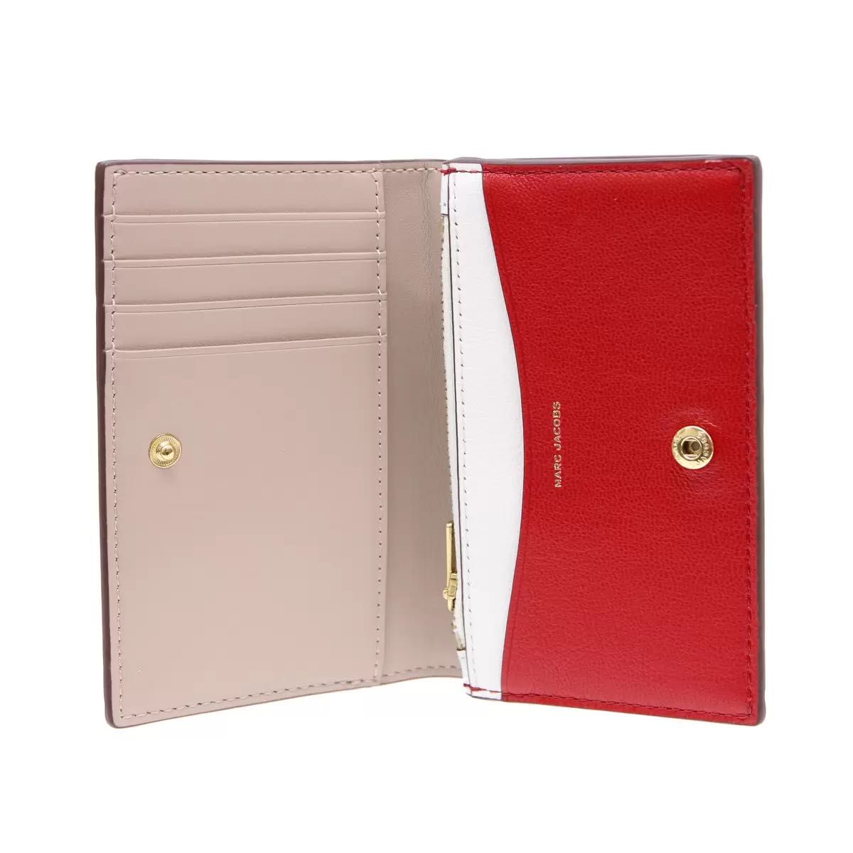 新品 マークジェイコブス 二つ折り財布 レッド レザー 財布 新品 マークジェイコブス 二つ折り財布 レッド レザー 財布