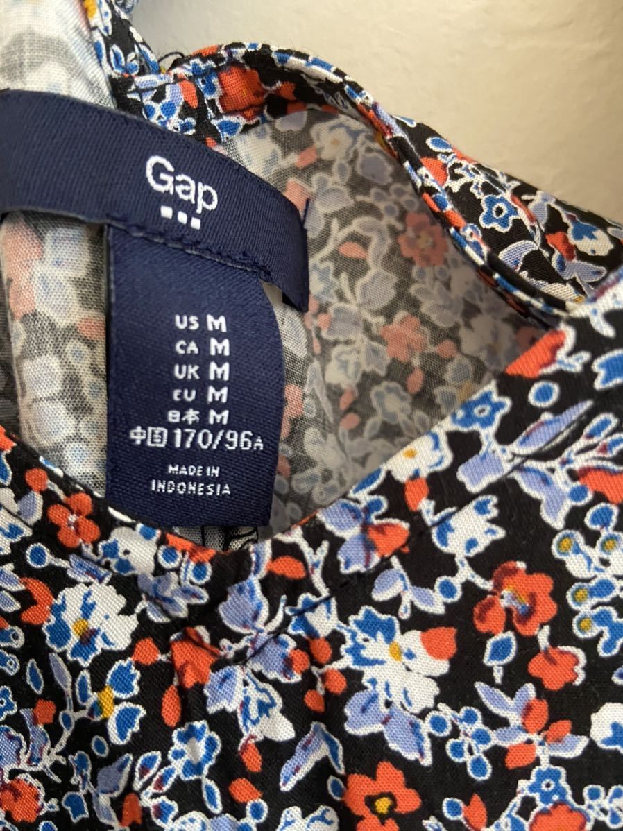 [ free shipping ] used GAP Gap floral print One-piece size M