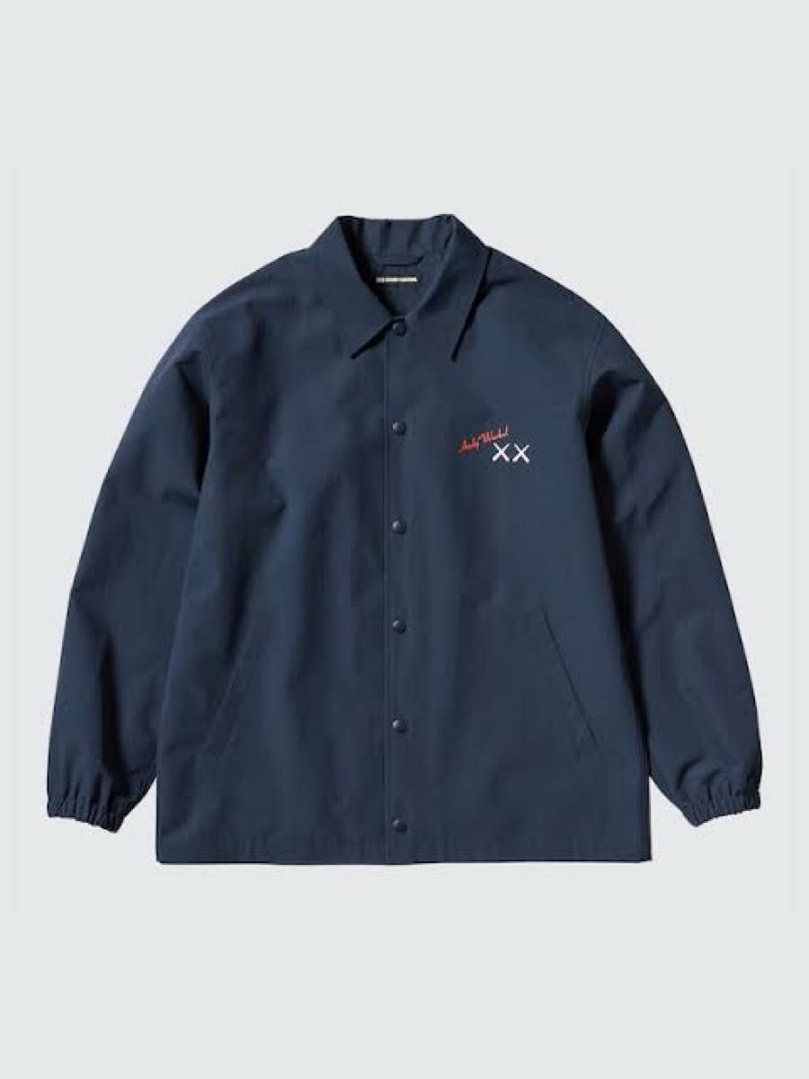 新品】UNIQLO×KAWS×WARHOL ナイロン コーチジャケット 紺|Yahoo 新品】UNIQLO×KAWS×WARHOL ナイロン コーチジャケット 紺|Yahoo