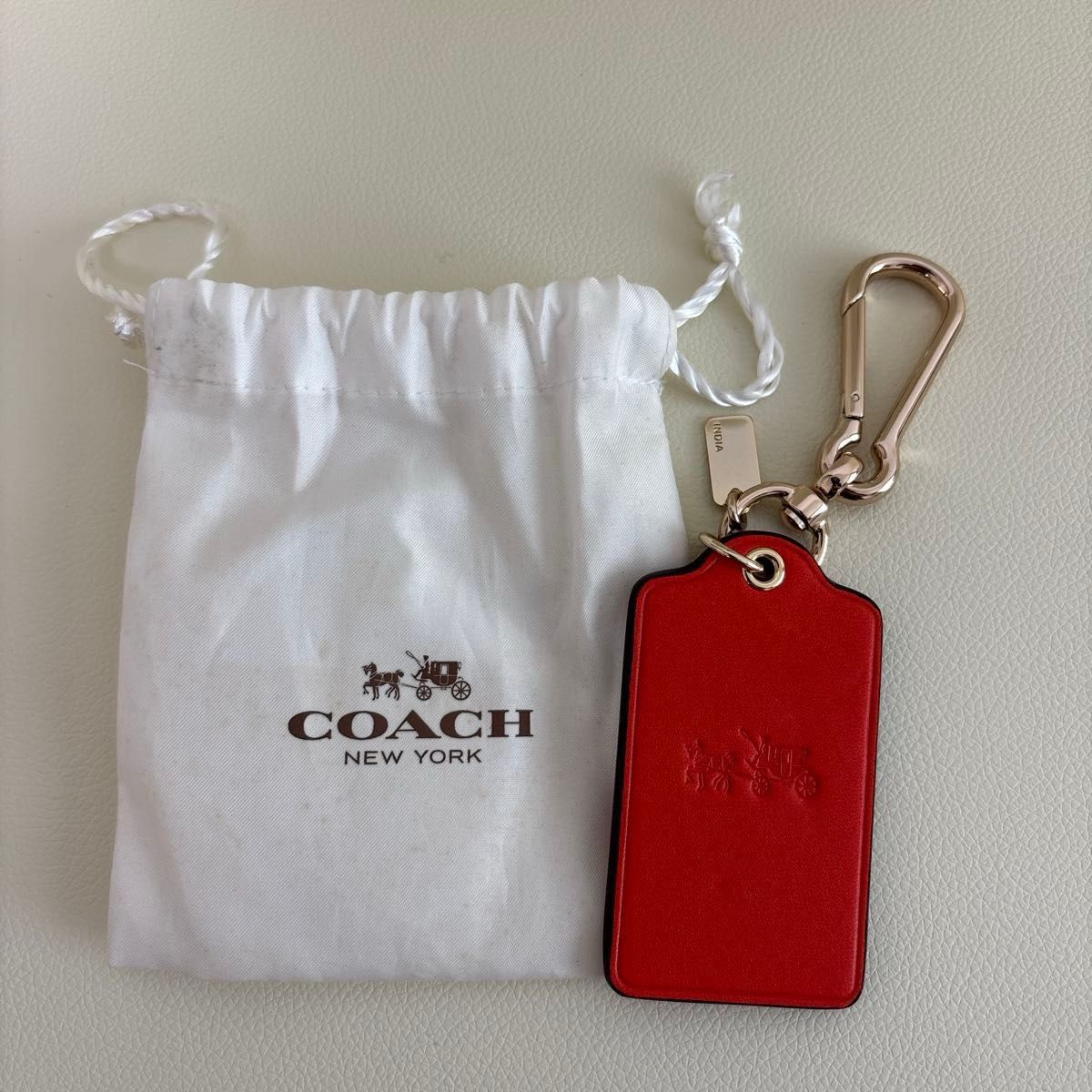 COACH 【未使用】コーチ 馬車柄 キーホルダー キーリング COACH 【未使用】コーチ 馬車柄 キーホルダー キーリング