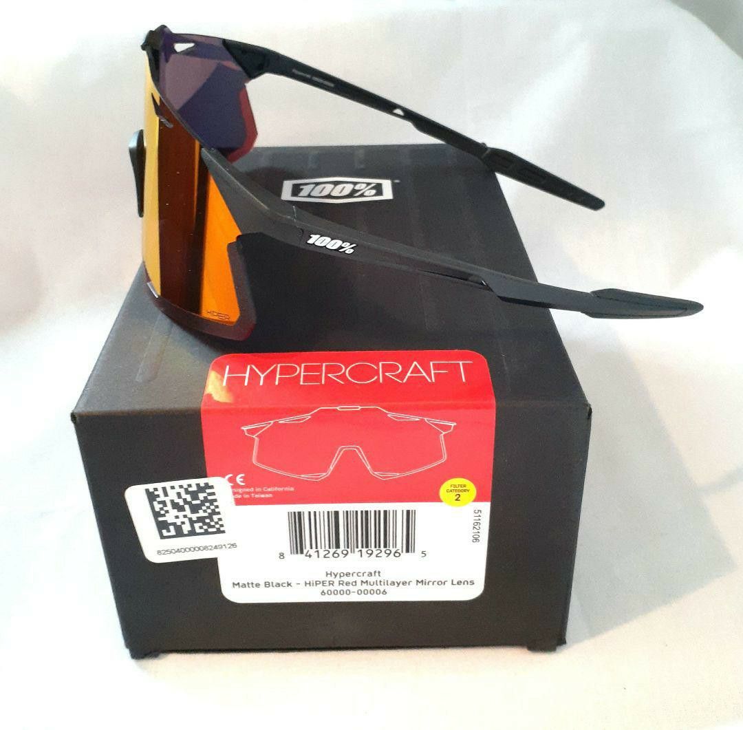 100% Hypercraft ブラック レッド ワンハンドレッド サングラス 100% Hypercraft ブラック レッド ワンハンドレッド サングラス