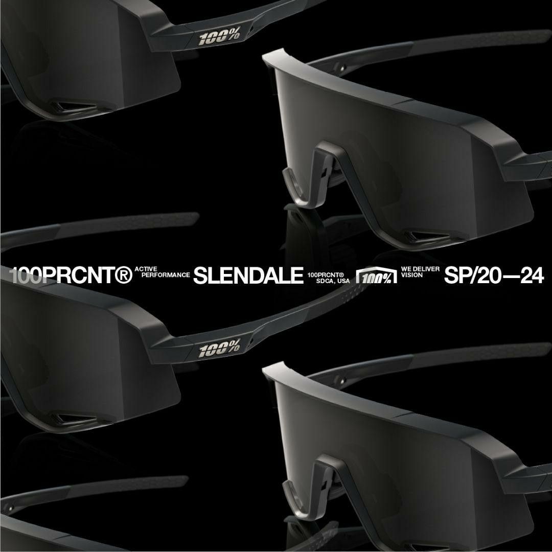 100% Slendale マットブラック ワンハンドレッド サングラス 100% Slendale マットブラック ワンハンドレッド サングラス