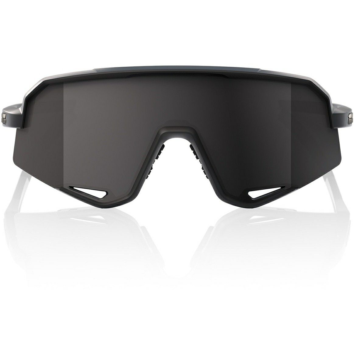 100% Slendale マットブラック ワンハンドレッド サングラス 100% Slendale マットブラック ワンハンドレッド サングラス