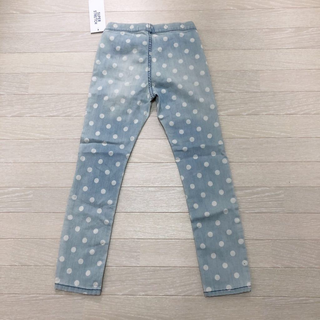 ZARA Zara H&M H and M Kids девочка Denim брюки джинсы стрейч 2 шт. комплект размер 130 новый товар не использовался с биркой 