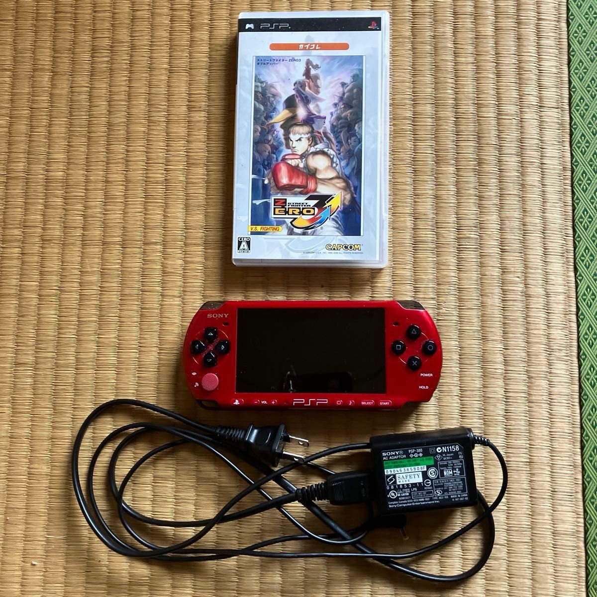 PSP-3000 ストリートファイターZERO3ダブルアッパーオマケです PSP-3000 ストリートファイターZERO3ダブルアッパーオマケです