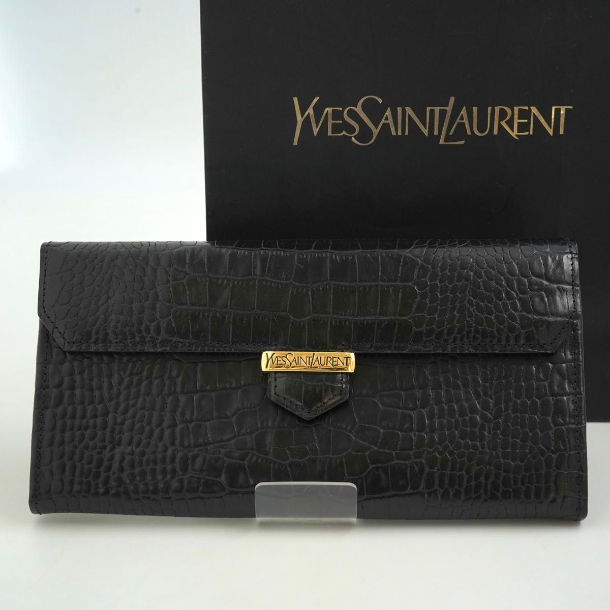 新品未使用 Yves Saint Laurent 長財布 クロコ がま口|Yahoo 新品未使用 Yves Saint Laurent 長財布 クロコ がま口|Yahoo