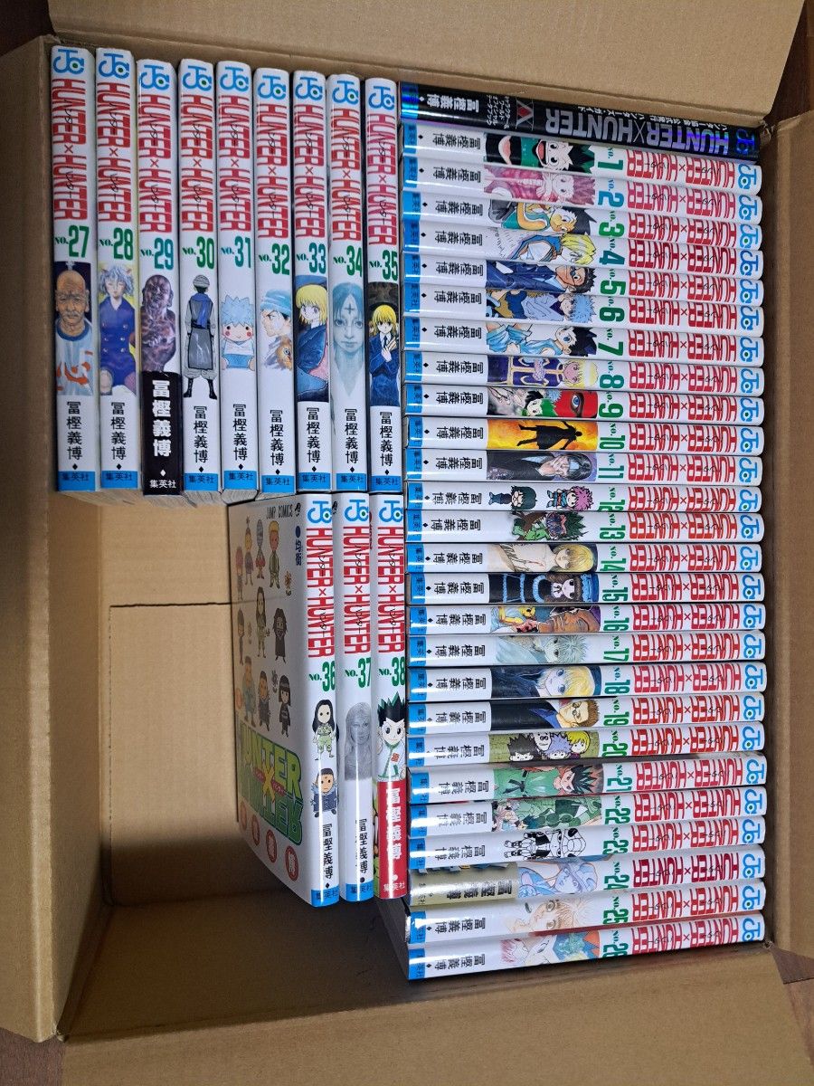 HUNTER×HUNTER 既刊全巻セット 1~38巻 関連本 合計39冊 HUNTER×HUNTER 既刊全巻セット 1~38巻 関連本 合計39冊