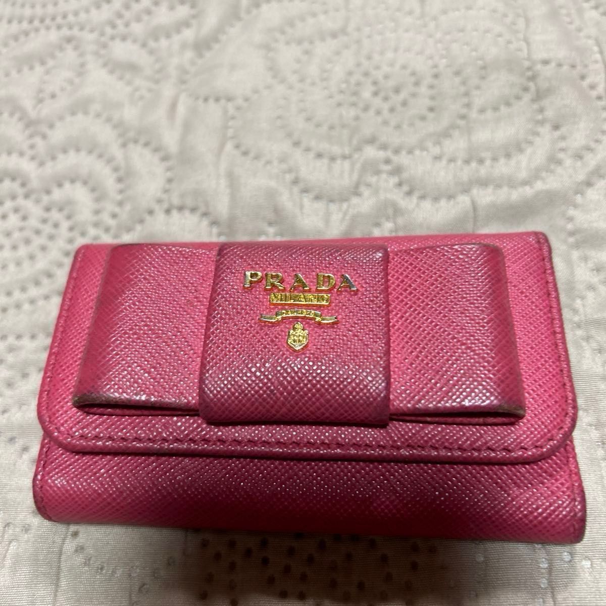 PRADA キーケース サフィアーノレザー リボン|Yahoo!フリマ(旧 PRADA キーケース サフィアーノレザー リボン|Yahoo!フリマ(旧