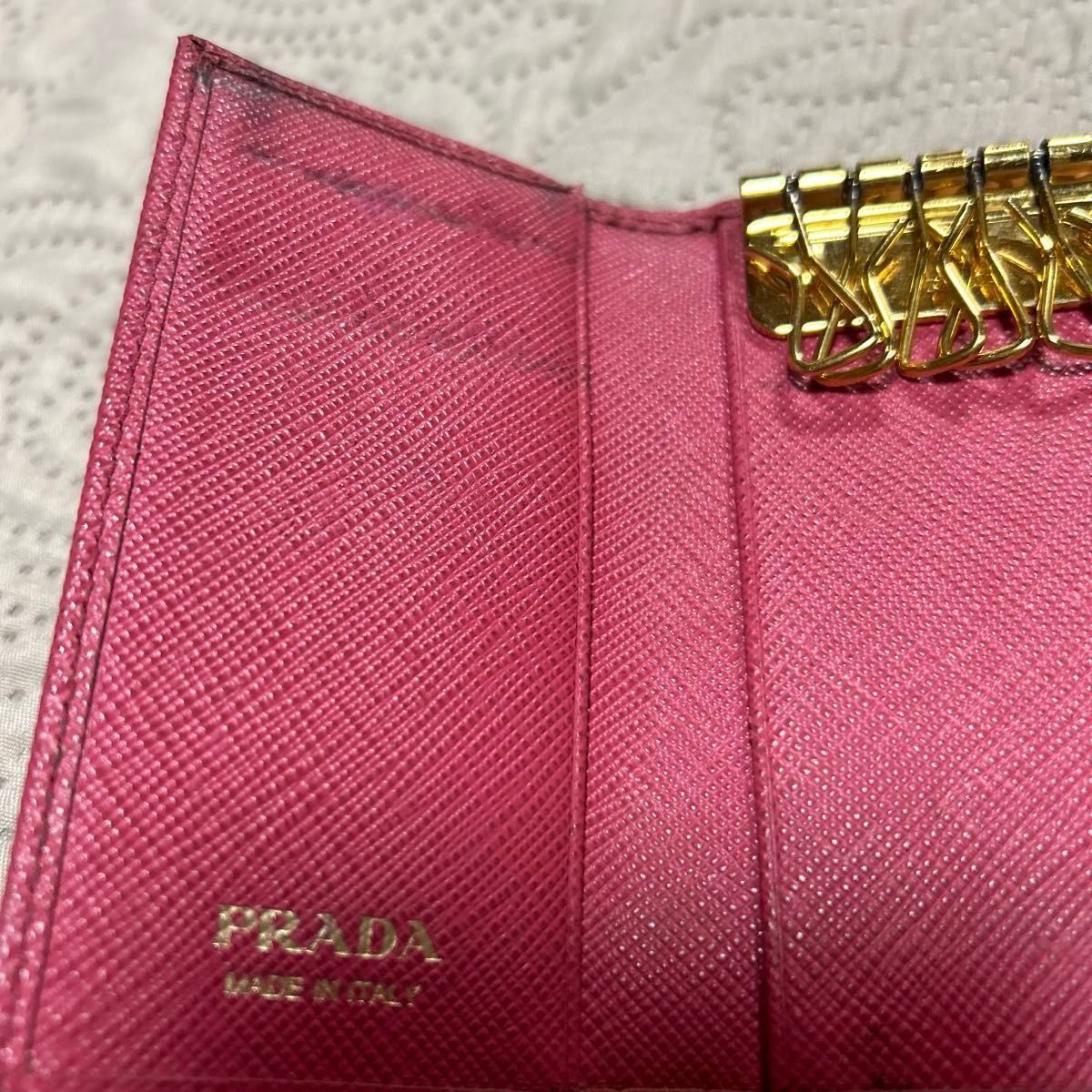 PRADA キーケース サフィアーノレザー リボン|Yahoo!フリマ(旧 PRADA キーケース サフィアーノレザー リボン|Yahoo!フリマ(旧