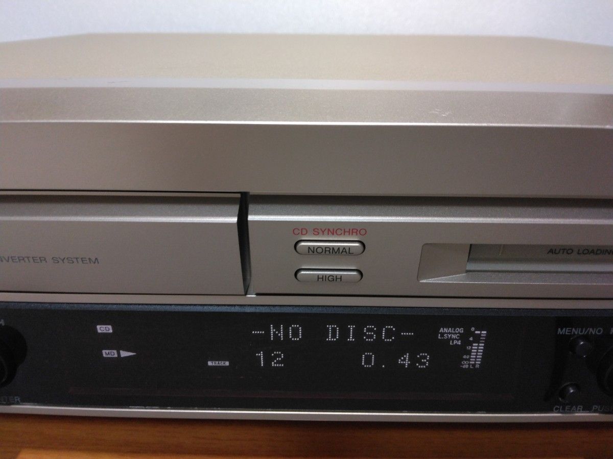 SONY MXD-D400 CD/MDデッキ　リモコン