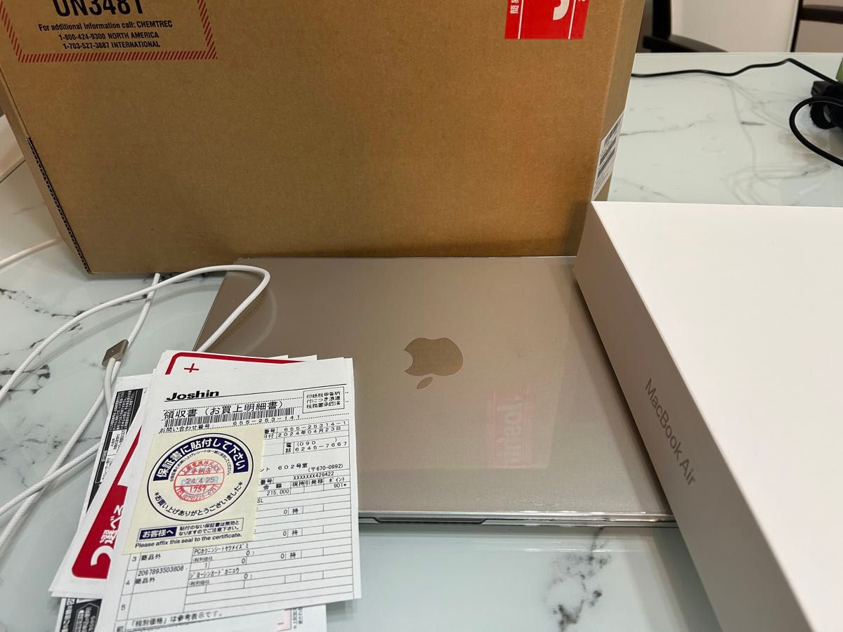 MacBook Air M3 13インチ メモリ 16GB スターライト 512GB MacBook Air M3 13インチ メモリ 16GB スターライト 512GB