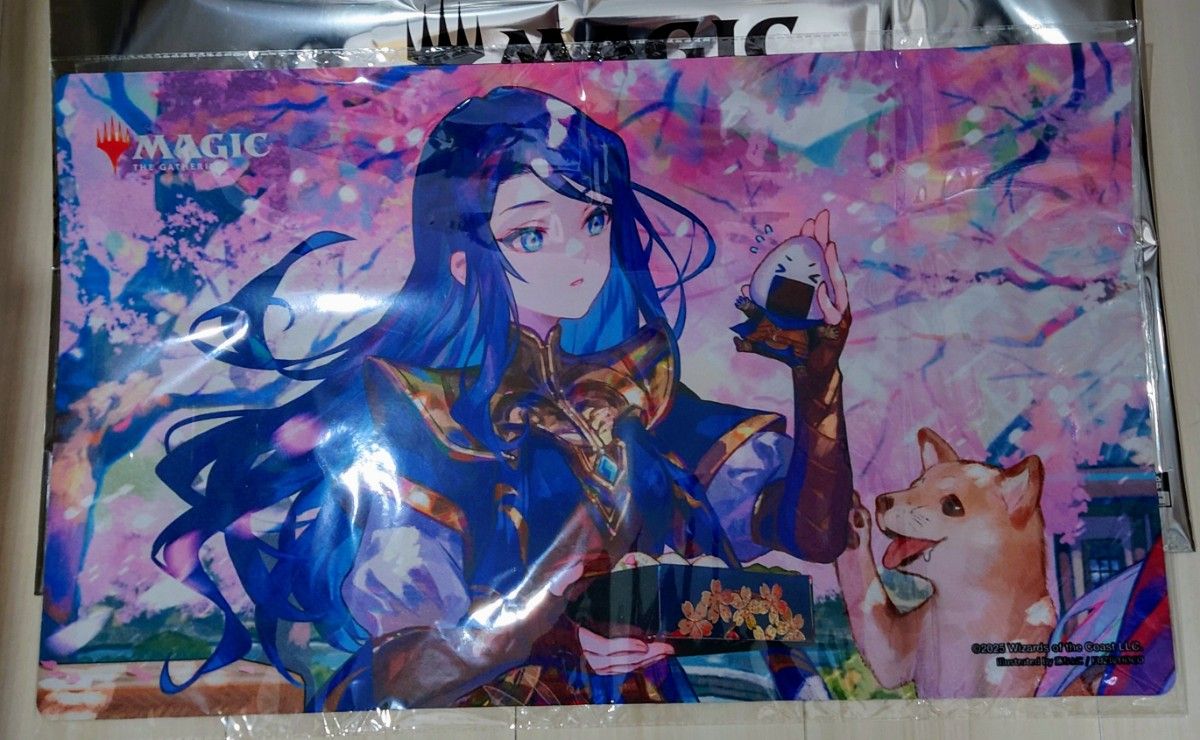 MTG ナーセット プレイマット 放浪皇 お花見キャンペーン 新品未 MTG ナーセット プレイマット 放浪皇 お花見キャンペーン 新品未