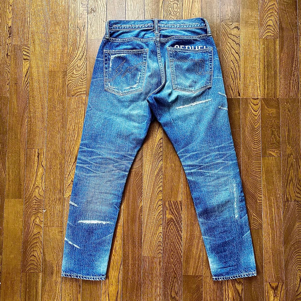 藤原ヒロシ着 Sequel × Fragment デニム SQ-23SS-PT-05 Sサイズ 藤原ヒロシ着 Sequel × Fragment デニム SQ-23SS-PT-05 Sサイズ