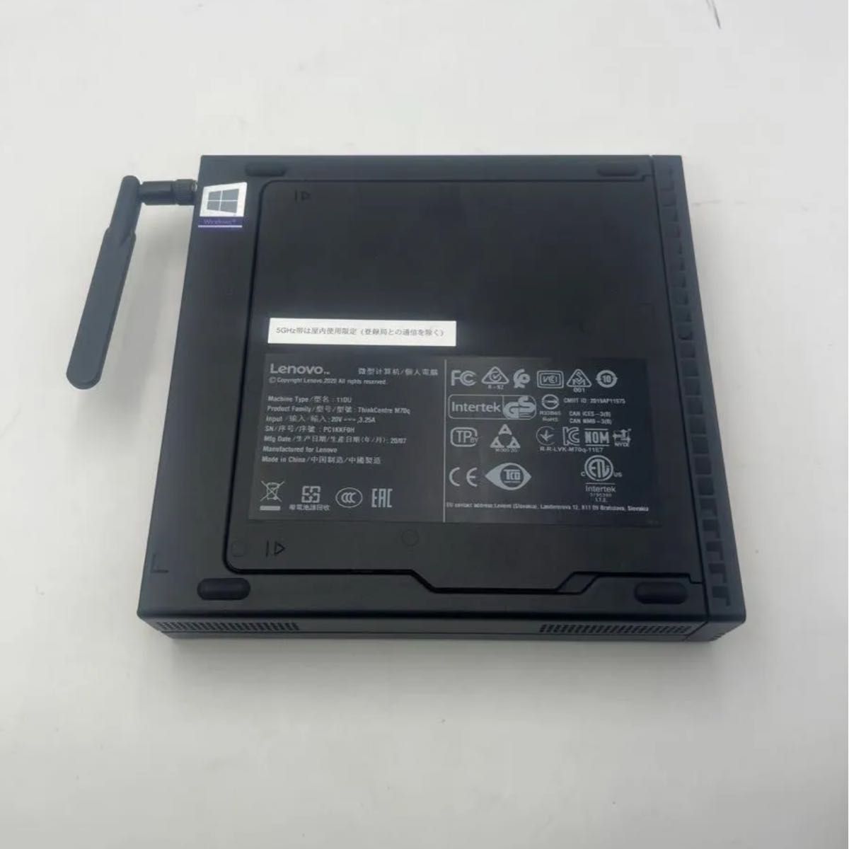小型パソコンLenovo ThinkCentre M70q i3-10100T メモリ8 M 小型パソコンLenovo ThinkCentre M70q i3-10100T メモリ8 M